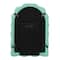 Cadre de table ondulé vert en forme d’arche de 4 po x 6 po, Trouvailles fabuleuses d’Ashland